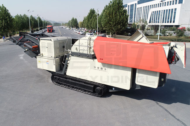 移動式建筑垃圾破碎機 移動式建筑垃圾破碎機