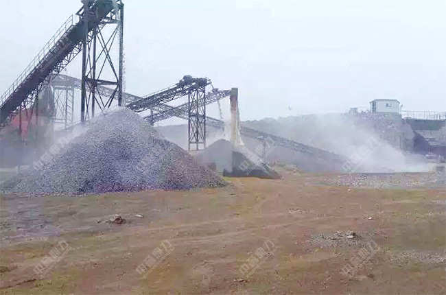 安徽鳳陽時產1200噸采石場生產線