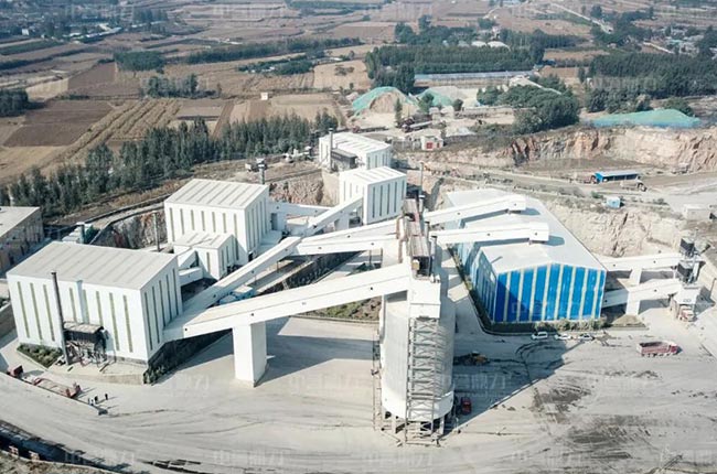 山東永鉅建材時產一千噸碎石加工生產線