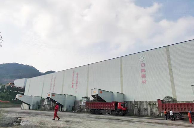 湖北石鑫建材時產1000噸環保碎石流水生產線