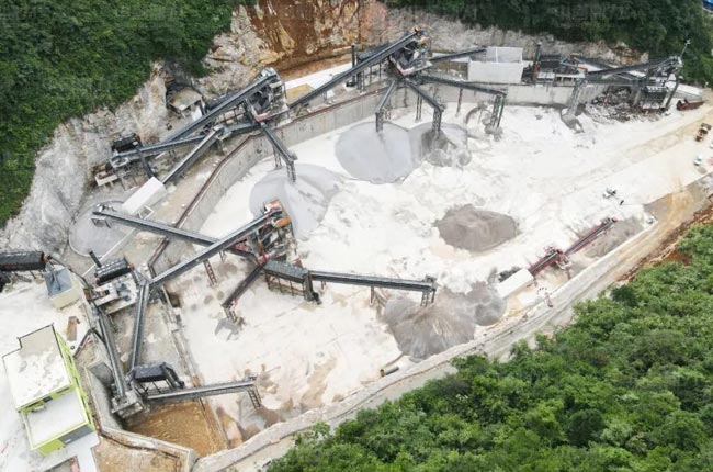 廣西年產300萬噸大型機制砂石生產線