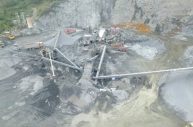 湖南湘西日產5千噸碎石生產線