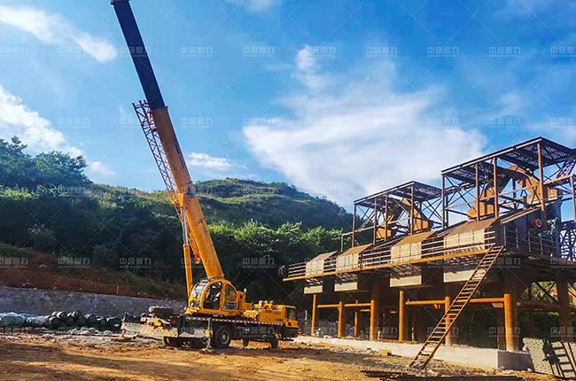 江西宜春安順建材年產500萬噸骨料生產線