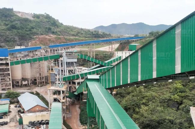 江西上饒石灰石水泥骨料生產線