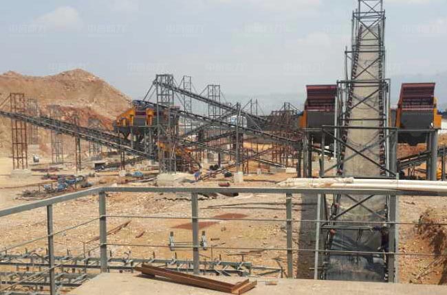 四川時產1500噸大型石子加工生產線