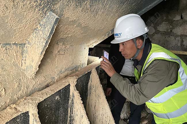 山東日產8000噸生產線檢查維修