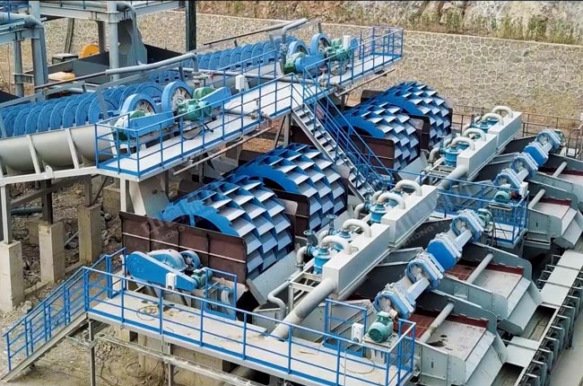 水洗砂工藝環節