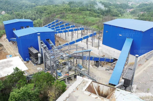 湖南婁底時產1000噸碎石生產線