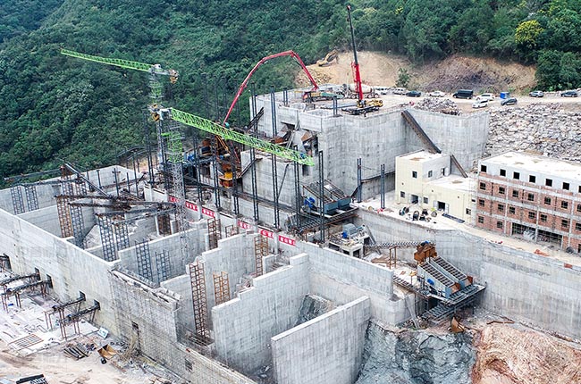 湖北荊門時產2000噸砂石骨料生產線