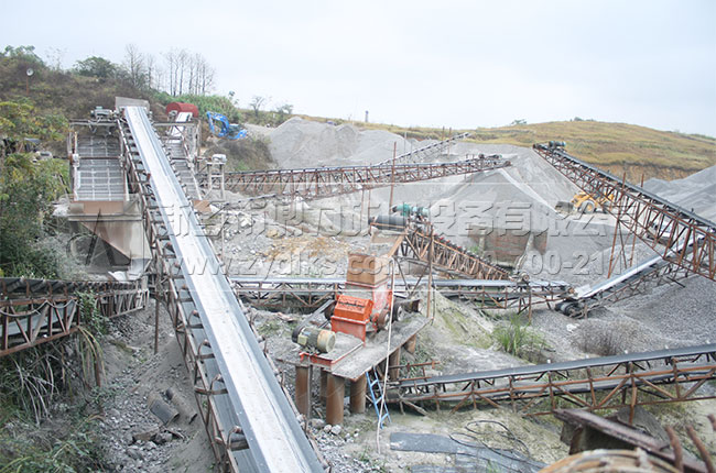 采石場生產線現場 采石場生產線現場