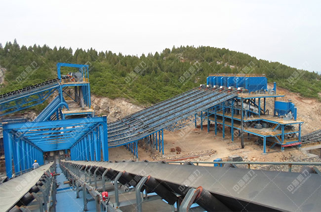 一套砂石骨料生產線 一套砂石骨料生產線