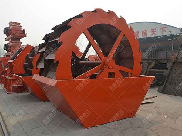 輪斗式洗砂機(jī)實拍圖展示