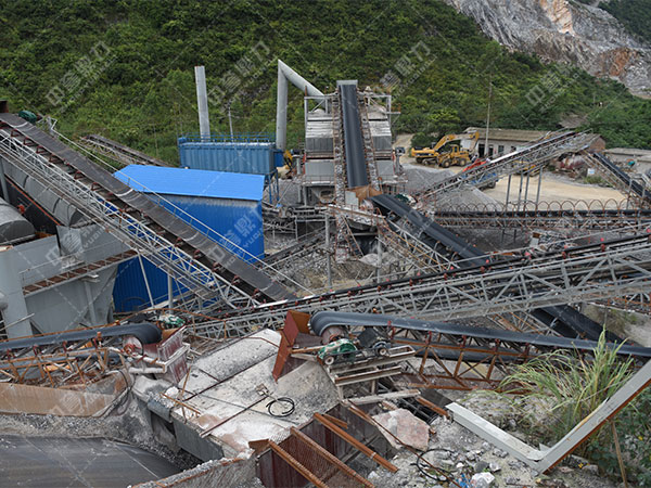 石灰石破碎生產(chǎn)線 石灰石破碎生產(chǎn)線