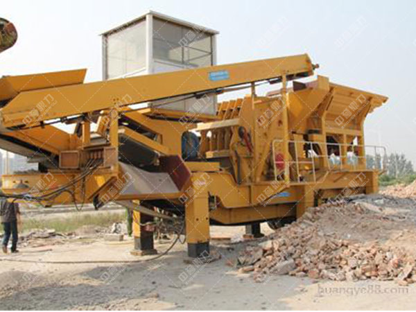 移動式石子破碎機 移動式石子破碎機