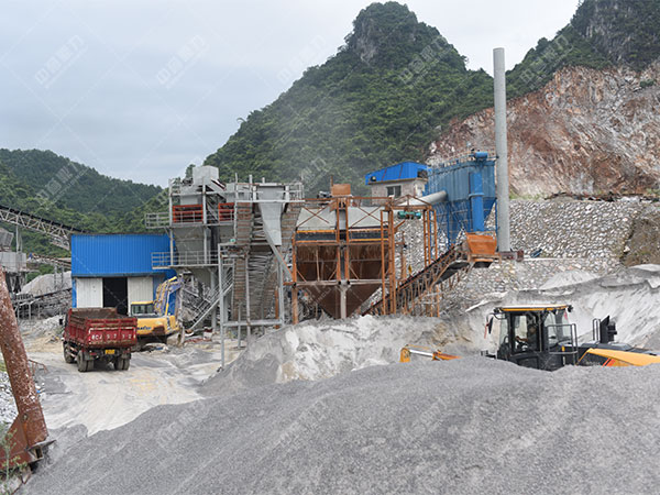 石灰石生產線