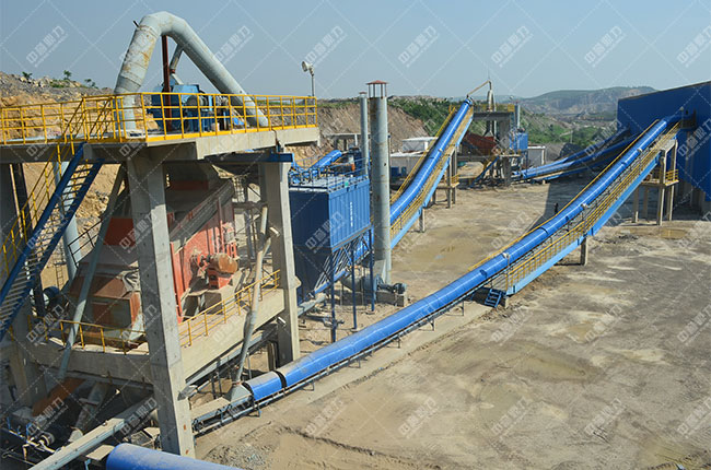 河北邯鄲時產(chǎn)300噸破碎生產(chǎn)線案例展示2