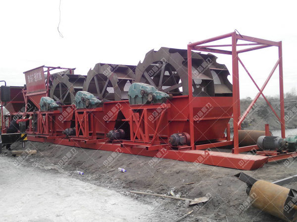 洗砂機類型之輪斗式洗砂機