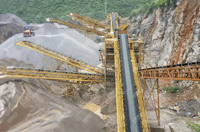 貴州惠水滿告時(shí)產(chǎn)1000噸砂石生產(chǎn)線案例展示4