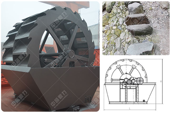 制砂生產(chǎn)用輪斗式洗砂機(jī)