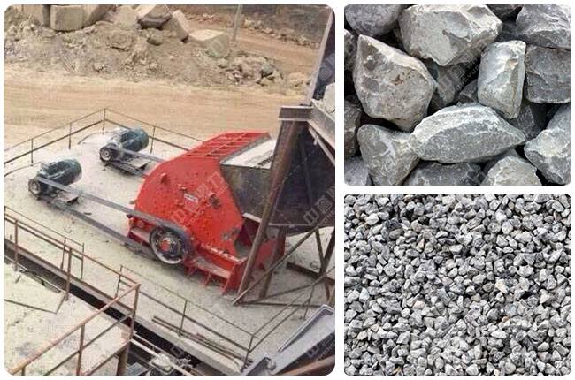 產(chǎn)量500噸石灰石破碎機