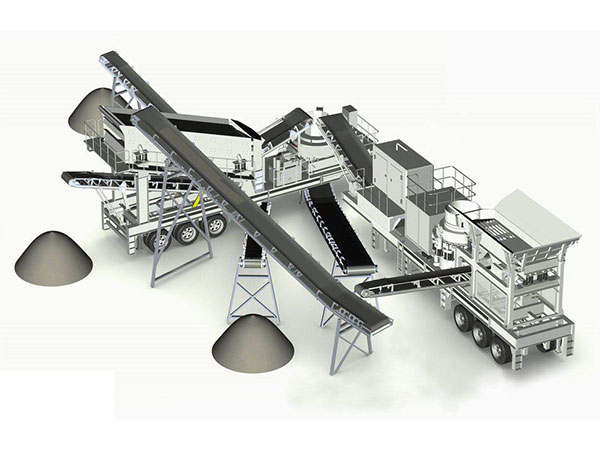 移動制砂機(jī)生產(chǎn)線