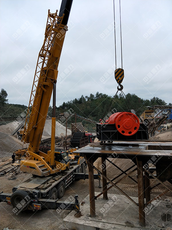 礦石碎石機安裝