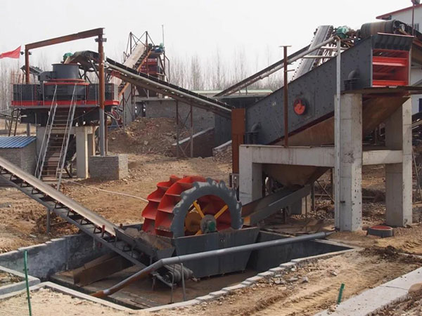 水洗砂生產(chǎn)線