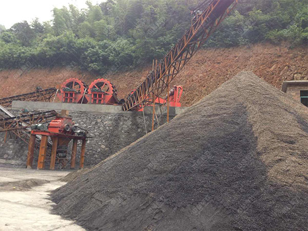 水洗砂生產(chǎn)線