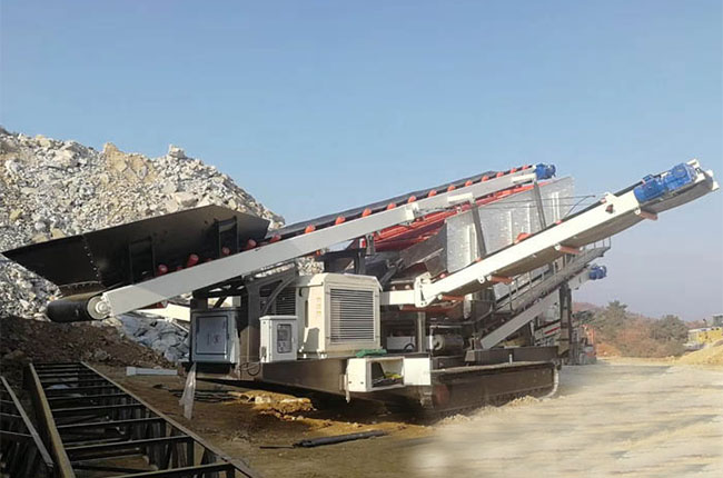 履帶式移動破碎機