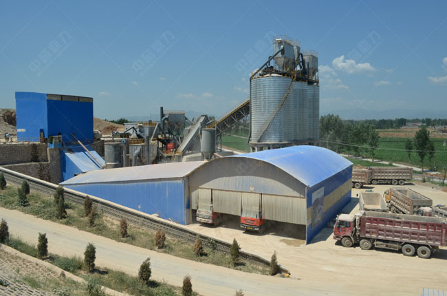 河北中聯(lián)水泥時產1000噸水泥骨料生產線