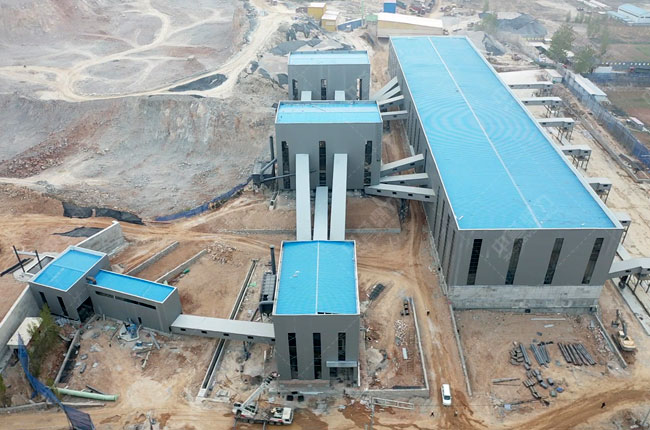 山東鄒城市石興工貿時產1500噸石灰石生產線