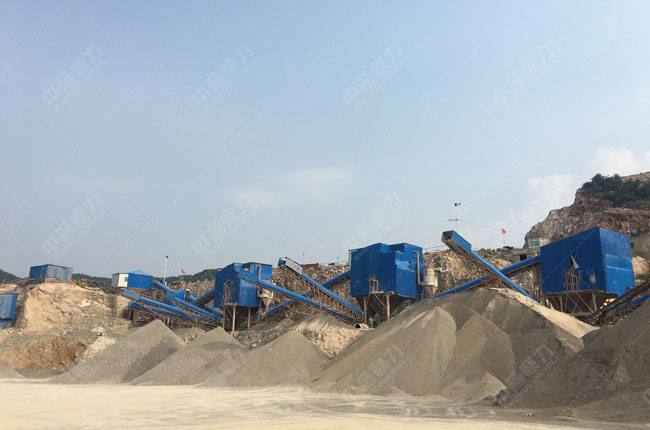 山西潞城翔泰建材時產800噸石料生產線