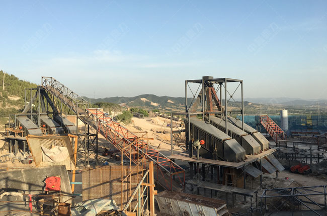 山西遠(yuǎn)東采石有限公司時(shí)產(chǎn)1200噸生產(chǎn)線(xiàn)