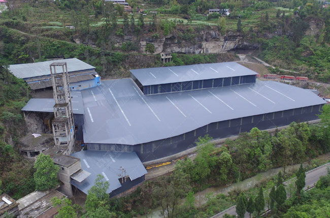 四川內(nèi)江越溪水泥時(shí)產(chǎn)500噸石料生產(chǎn)線