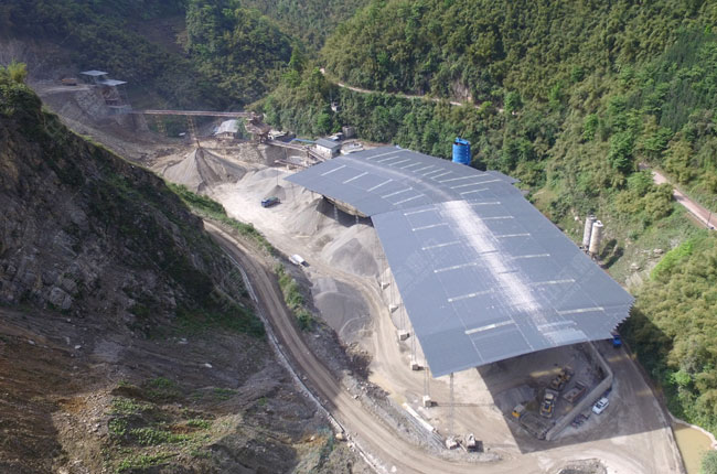 四川沐川縣河口采石場時產(chǎn)400-500生產(chǎn)線