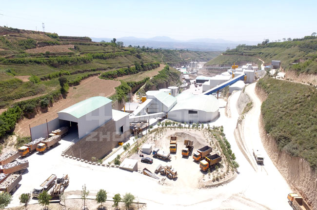 陜西銅川市恒益建材時產(chǎn)800-1000噸生產(chǎn)線